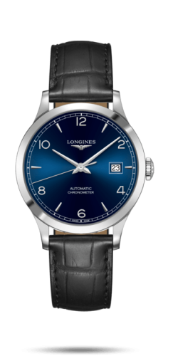 Longines Record L2.820.4.96.2 Blue 38.50 mm Automatic