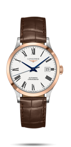 Longines Record L2.820.5.11.2 White 38.50 mm Automatic