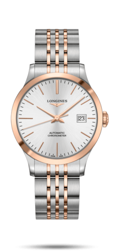 Longines Record L2.820.5.72.7 Silver 38.50 mm Automatic