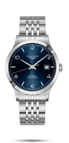 Longines Record L2.821.4.96.6 Blue 40.00 mm Automatic