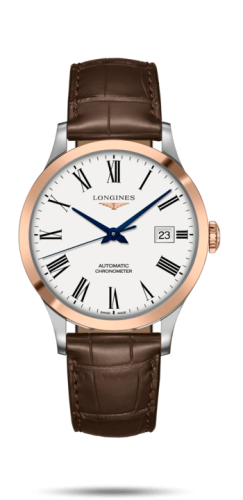 Longines Record L2.821.5.11.2 White 40.00 mm Automatic
