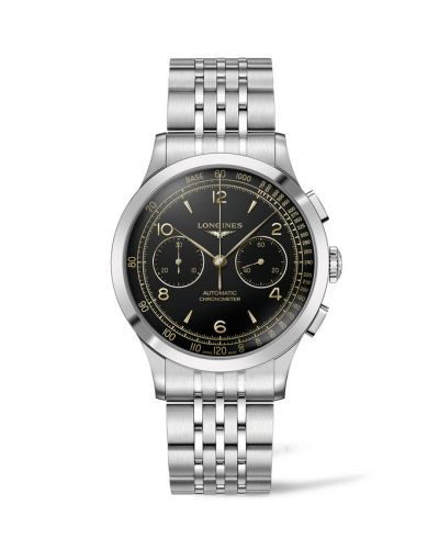 Longines Record L2.921.4.56.6 Black 40.00 mm Automatic