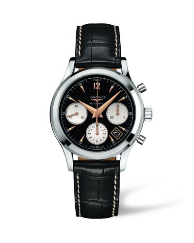 Longines Heritage L2.742.4.92.0 Black 39.00 mm Automatic