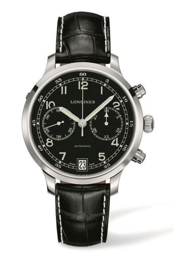 Longines Heritage L2.790.4.53.3 Black 42.00 mm Automatic
