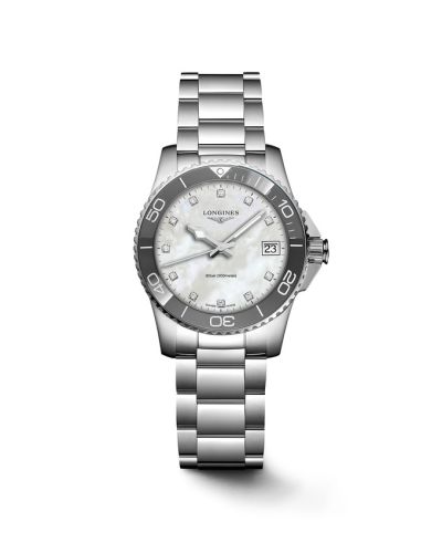 Longines HydroConquest L3.370.4.87.6 White 32.00 mm Quartz