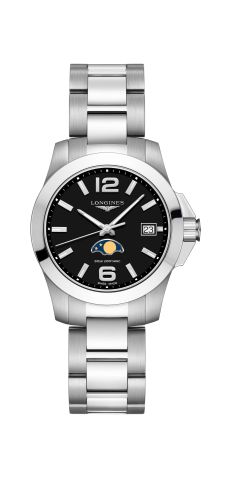 Longines Conquest L3.381.4.58.6 Black 34.00 mm Quartz