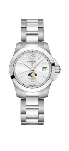 Longines Conquest L3.381.4.76.6 Silver 34.00 mm Quartz