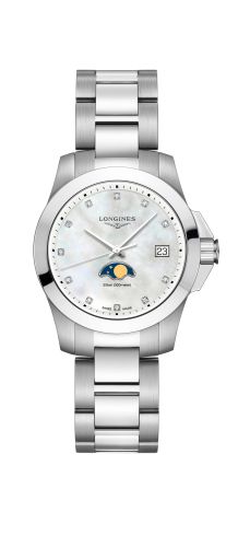 Longines Conquest L3.381.4.87.6 White 34.00 mm Quartz