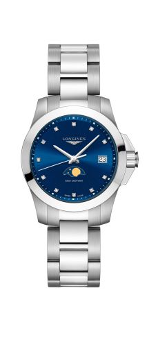 Longines Conquest L3.381.4.97.6 Blue 34.00 mm Quartz