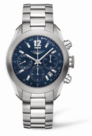 Longines GrandeVitesse L3.635.4.96.6 Blue 42.00 mm Automatic