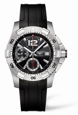 Longines HydroConquest L3.651.4.56.2 Black 41.00 mm Automatic