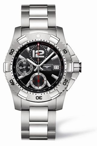 Longines HydroConquest L3.651.4.56.6 Black 41.00 mm Automatic