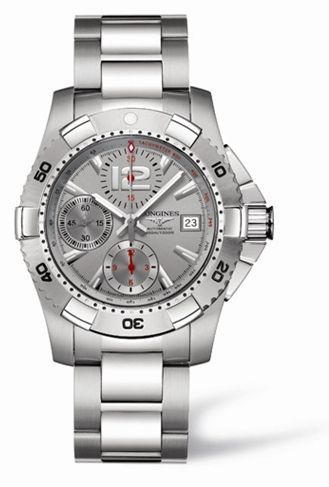 Longines HydroConquest L3.651.4.76.6 Silver 41.00 mm Automatic