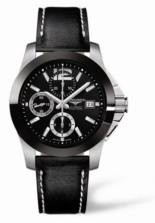 Longines Conquest L3.661.4.56.0 Black 41.00 mm Automatic