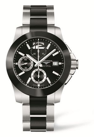Longines Conquest L3.661.4.56.7 Black 41.00 mm Automatic