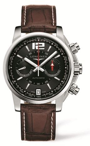 Longines Admiral L3.666.4.56.3 Black 42.00 mm Automatic