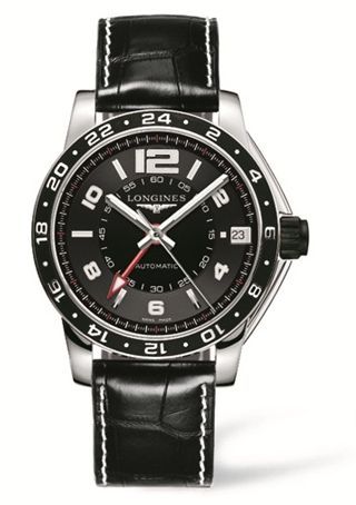 Longines Admiral L3.668.4.56.0 Black 42.00 mm Automatic