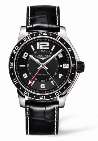 Longines Admiral L3.668.4.56.2 Black 42.00 mm Automatic