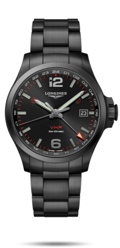 Longines Conquest V.H.P. L3.728.2.56.6 Black 43.00 mm Quartz