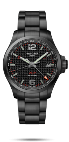 Longines Conquest V.H.P. L3.728.2.66.6 Black 43.00 mm Quartz