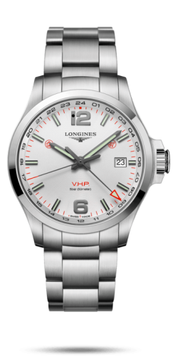 Longines Conquest V.H.P. L3.728.4.76.6 Silver 43.00 mm Quartz