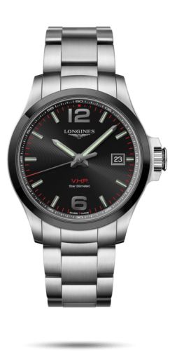 Longines Conquest V.H.P. L3.729.4.56.6 Black 43.00 mm Quartz