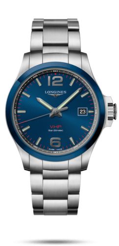 Longines Conquest V.H.P. L3.729.4.96.6 Blue 43.00 mm Quartz