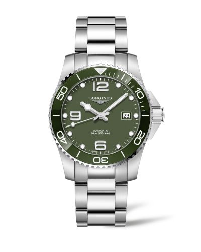 Longines HydroConquest L3.781.4.06.6 Green 41.00 mm Automatic