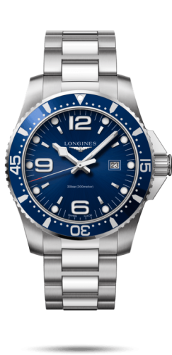 Longines HydroConquest L3.840.4.96.6 Blue 44.00 mm Quartz