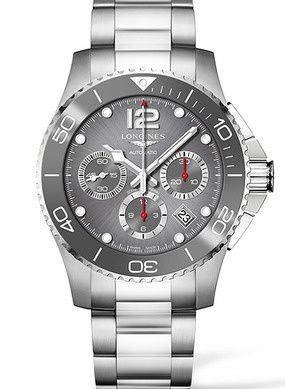Longines HydroConquest L3.883.4.76.6 Grey 43.00 mm Automatic