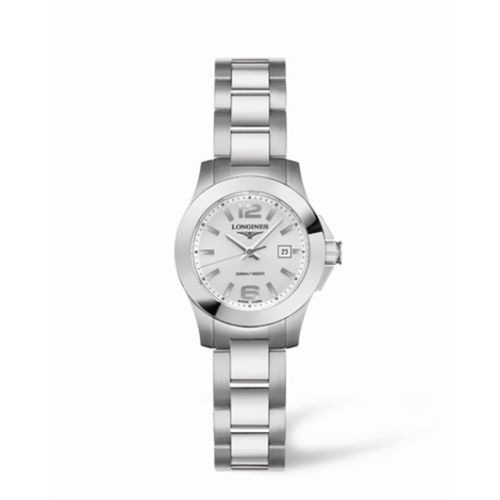 Longines Conquest L3.158.4.76.6 Silver 25.00 mm Quartz