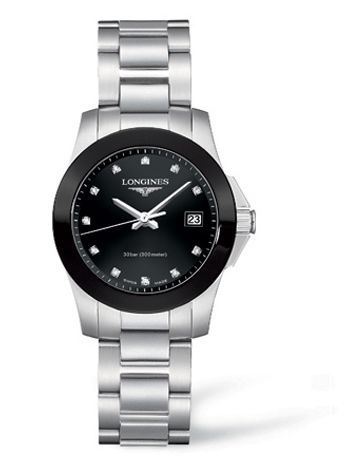 Longines Conquest L3.257.4.57.6 Black 29.50 mm Quartz