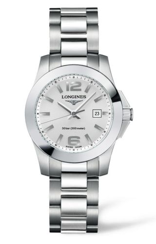 Longines Conquest L3.277.4.76.6 Silver 29.50 mm Quartz