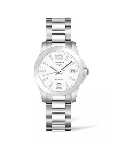 Longines Conquest L3.377.4.16.6 White 34.00 mm Quartz