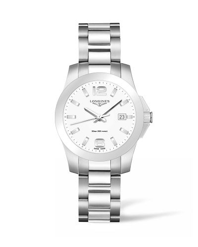Longines Conquest L3.378.4.16.6 White 36.00 mm Quartz
