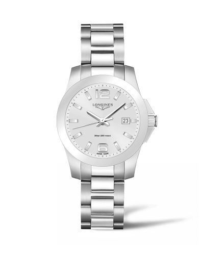 Longines Conquest L3.378.4.76.6 Silver 36.00 mm Quartz