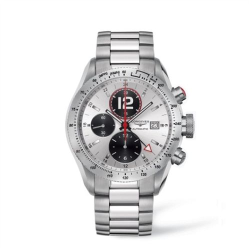 Longines GrandeVitesse L3.637.4.70.6 Silver 44.00 mm Automatic