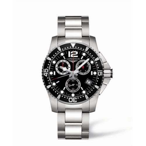 Longines HydroConquest L3.643.4.56.6 Black 41.00 mm Quartz