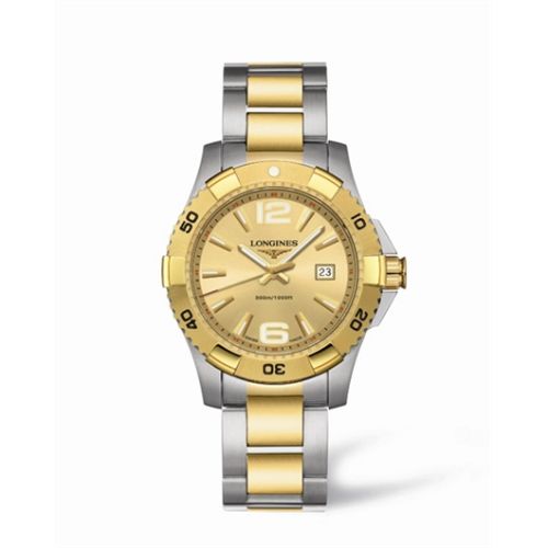 Longines HydroConquest L3.647.3.36.7 Champagne 39.00 mm Quartz