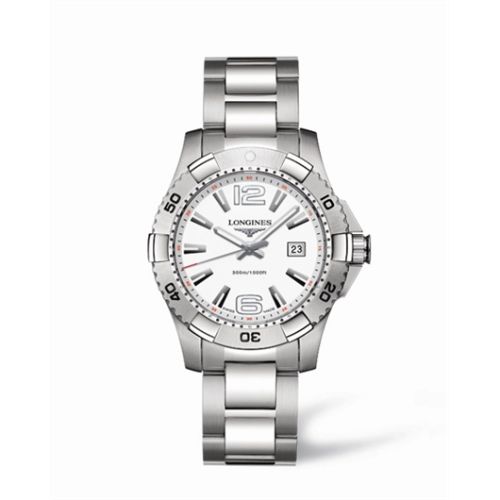 Longines HydroConquest L3.647.4.16.6 White 39.00 mm Quartz