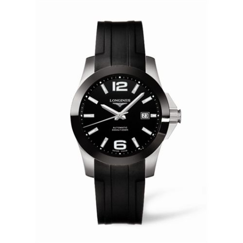 Longines Conquest L3.655.4.56.2 Black 39.00 mm Automatic