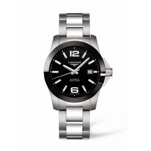 Longines Conquest L3.655.4.56.6 Black 39.00 mm Automatic