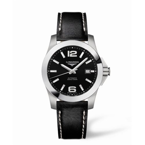 Longines Conquest L3.656.4.56.0 Black 39.00 mm Automatic
