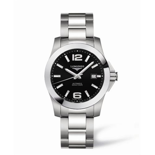 Longines Conquest L3.656.4.56.6 Black 39.00 mm Automatic