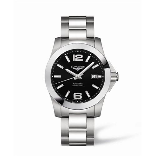 Longines Conquest L3.658.4.56.6 Black 41.00 mm Automatic