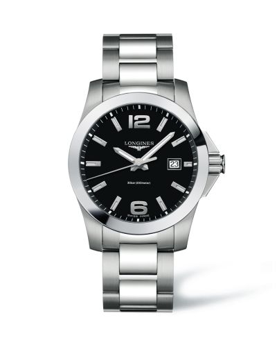 Longines Conquest L3.659.4.58.6 Black 41.00 mm Quartz