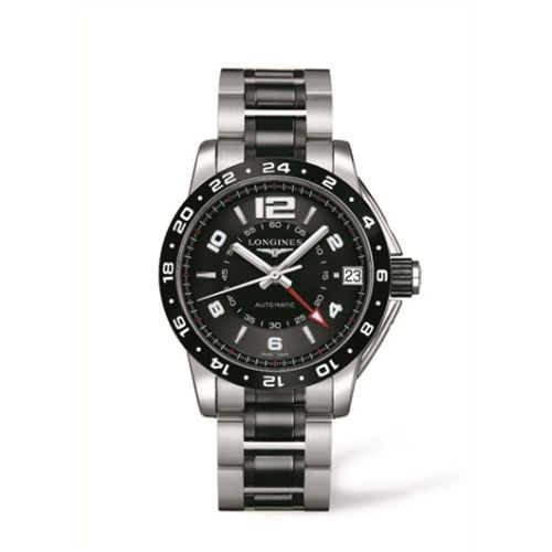 Longines Admiral L3.669.4.56.7 Black 42.00 mm Automatic