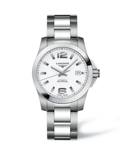 Longines Conquest L3.676.4.16.6 White 39.00 mm Automatic