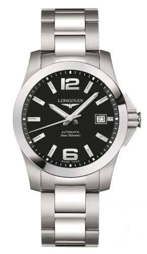 Longines Conquest L3.676.4.58.6 Black 39.00 mm Automatic