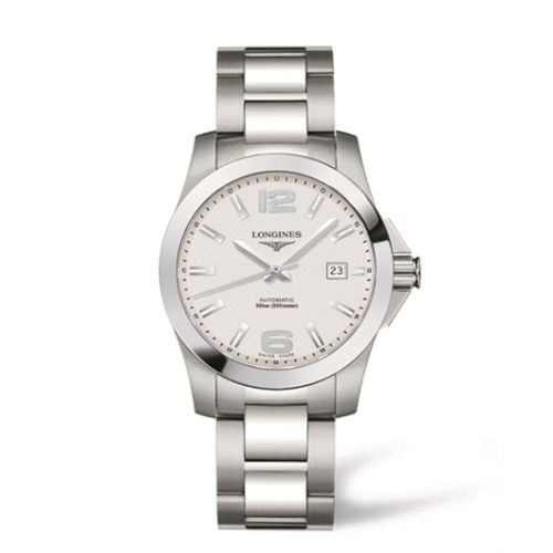 Longines Conquest L3.676.4.76.6 Silver 39.00 mm Automatic